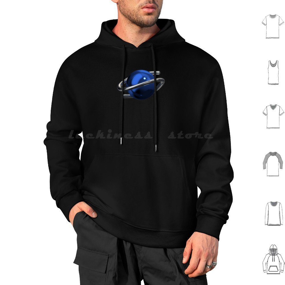 Saturn 3d Chrome Hoodies Long  - Gaming Console Generations ulasan dan harga