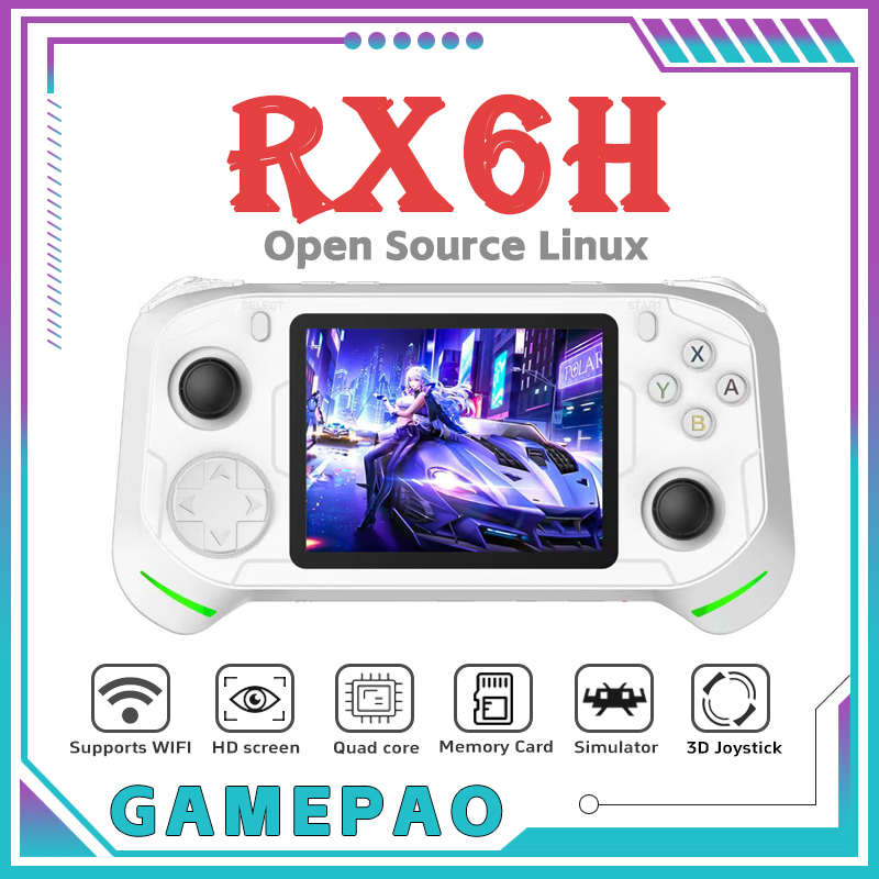 Open Source RX6H Retro Handhel - Gaming Console Retro Handheld ulasan dan harga