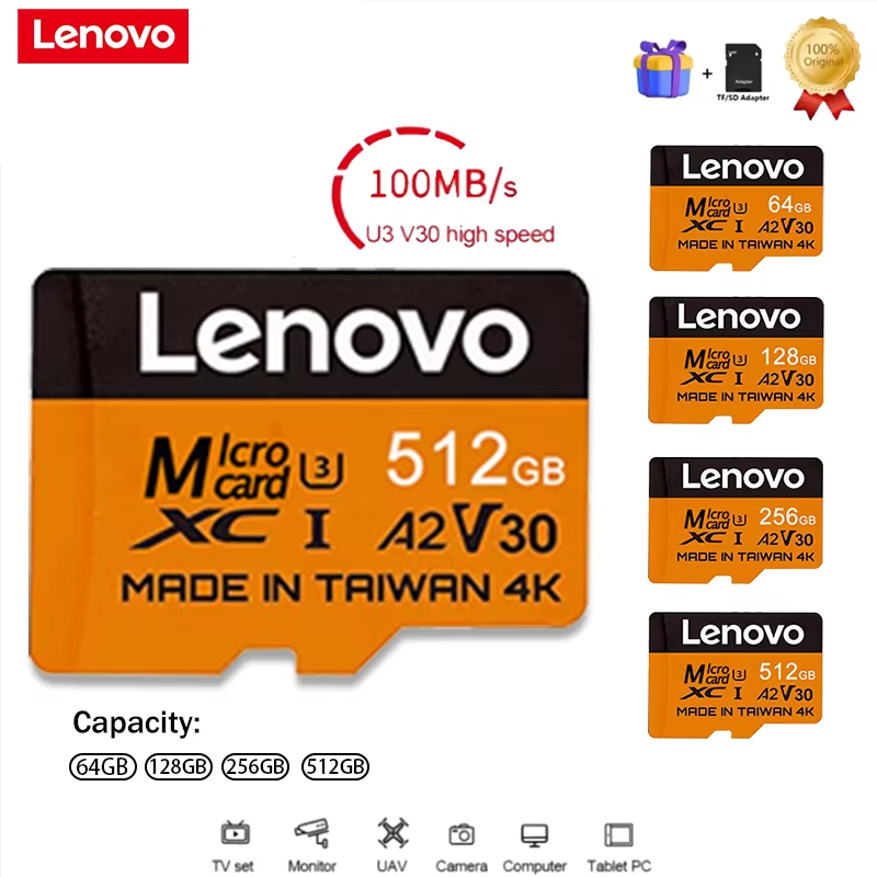 Lenovo Secure 512GB SD Cards M - Gaming Console For Phone ulasan dan harga