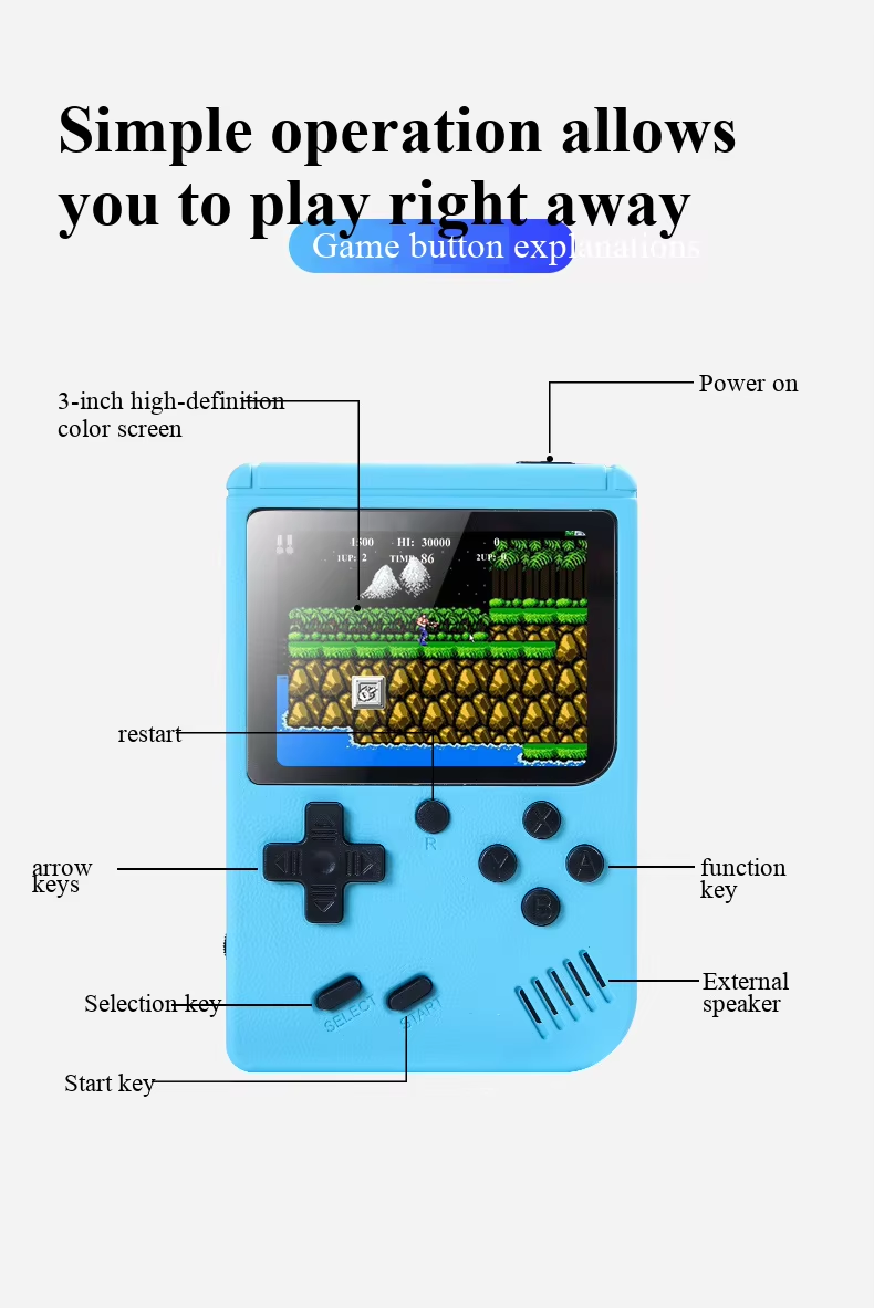 400 In 1 MINI Games Handheld G - Gaming Console For Sale ulasan dan harga