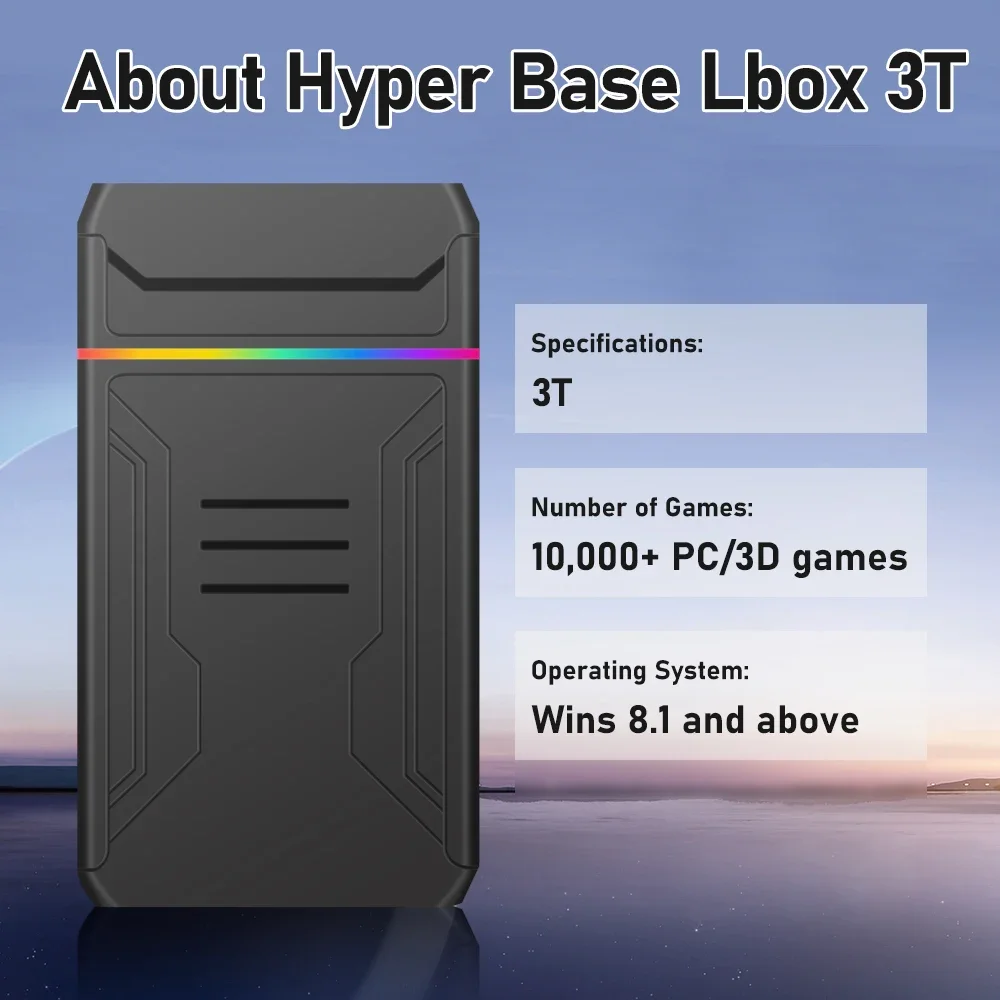 3TB Launchbox Portable Gaming  - Gaming Console In Chinese ulasan dan harga