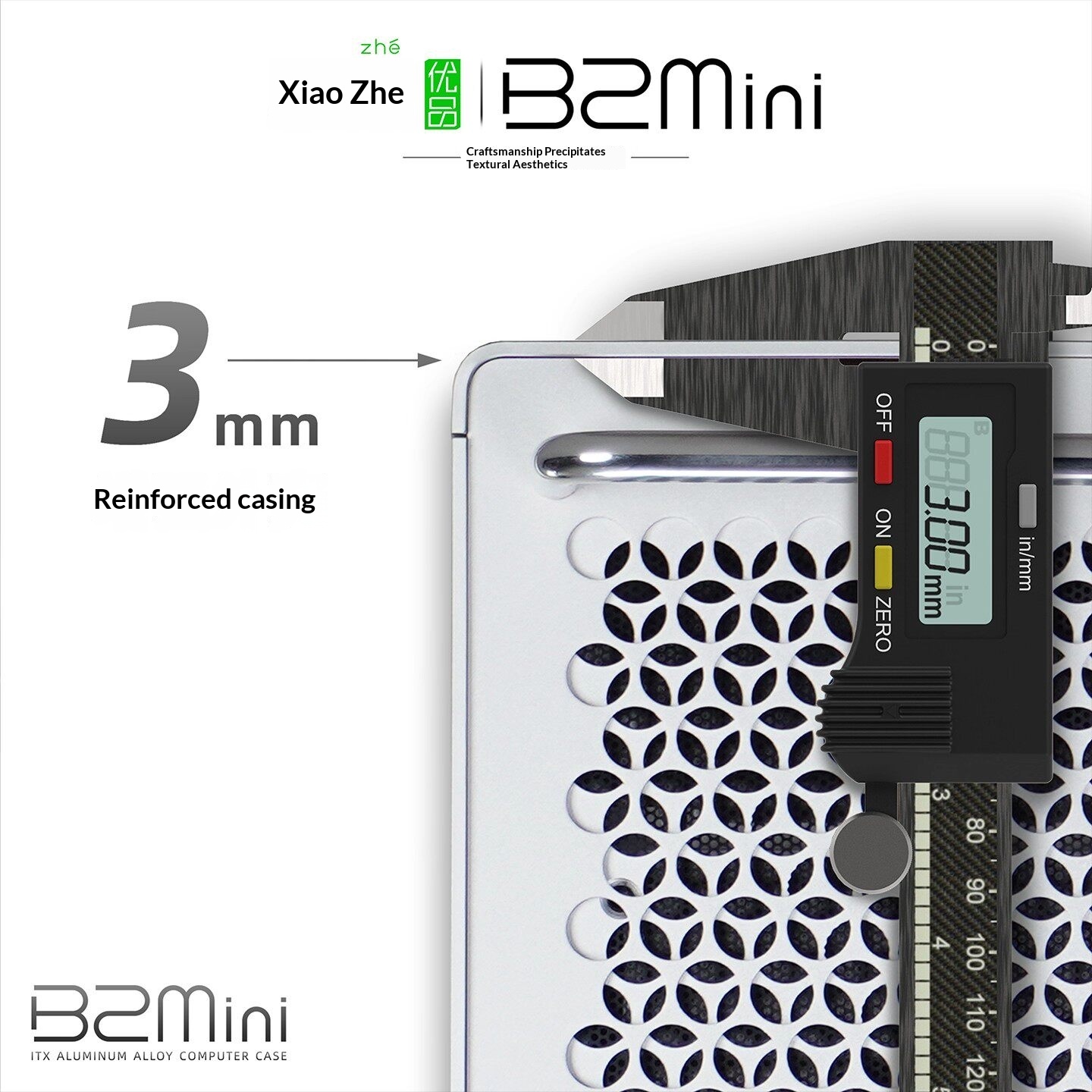 B2 Mini ITX Computer Case Alum - Console Gaming Pc Case ulasan dan harga