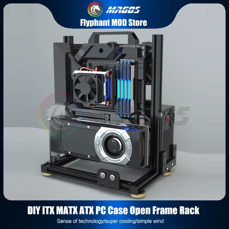 DIY Gamer Cabinet ITX MATX ATX - Console Gaming Pc Case ulasan dan harga