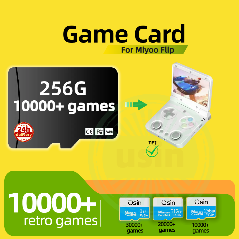 Game Card For Miyoo Flip 30000 - Gaming Console Retro Handheld ulasan dan harga