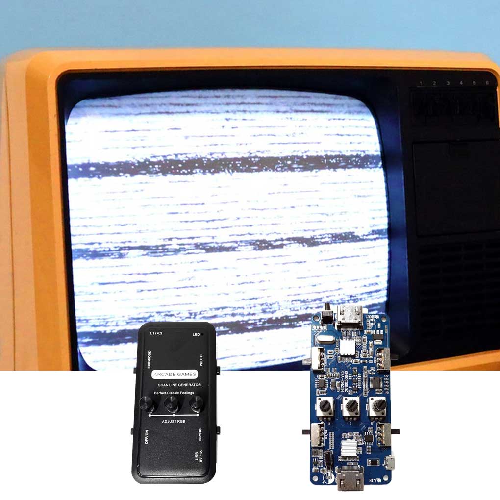Adjustable Scanline Generator  - Gaming Console Generations ulasan dan harga