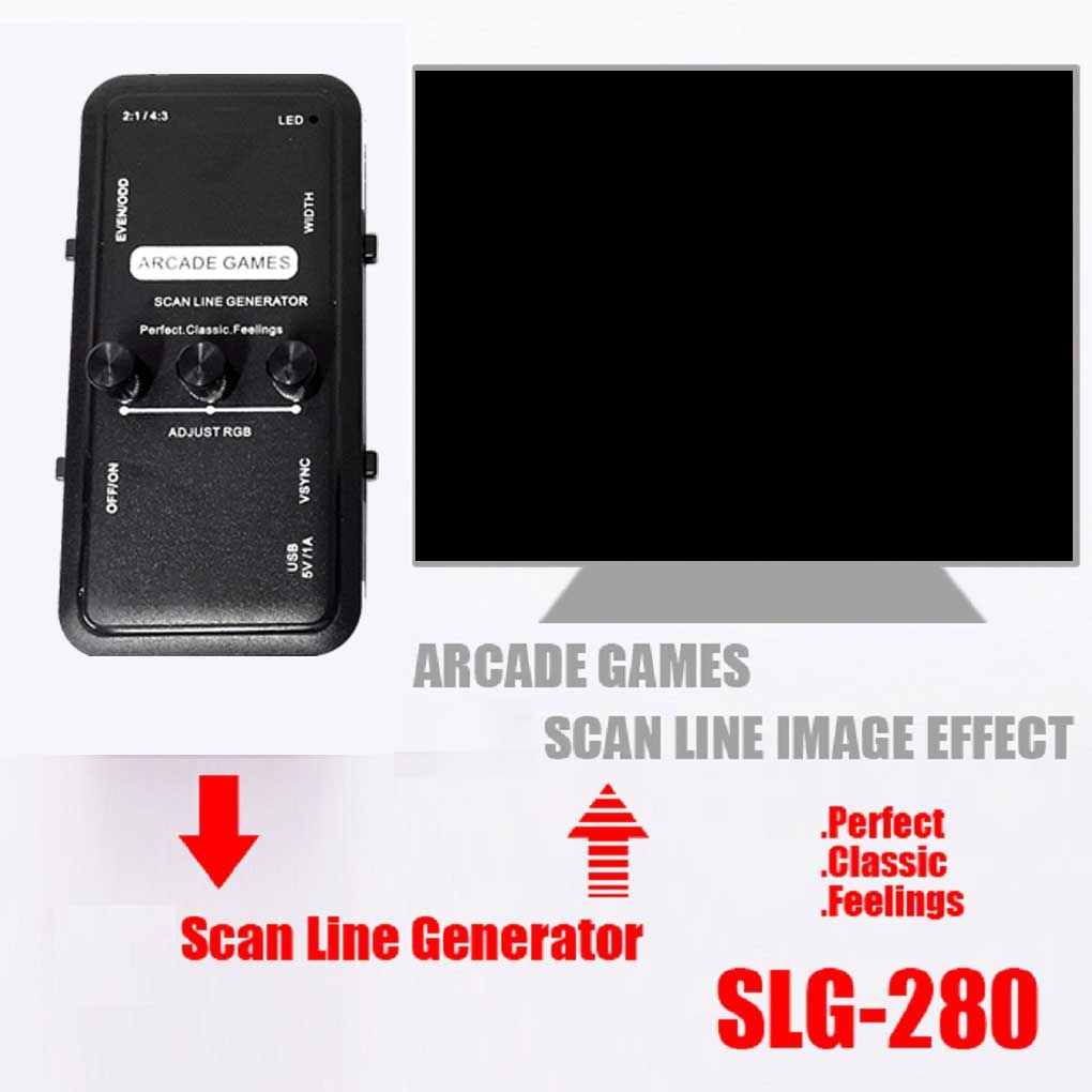 Adjustable Scanline Generator  - Gaming Console Generations ulasan dan harga