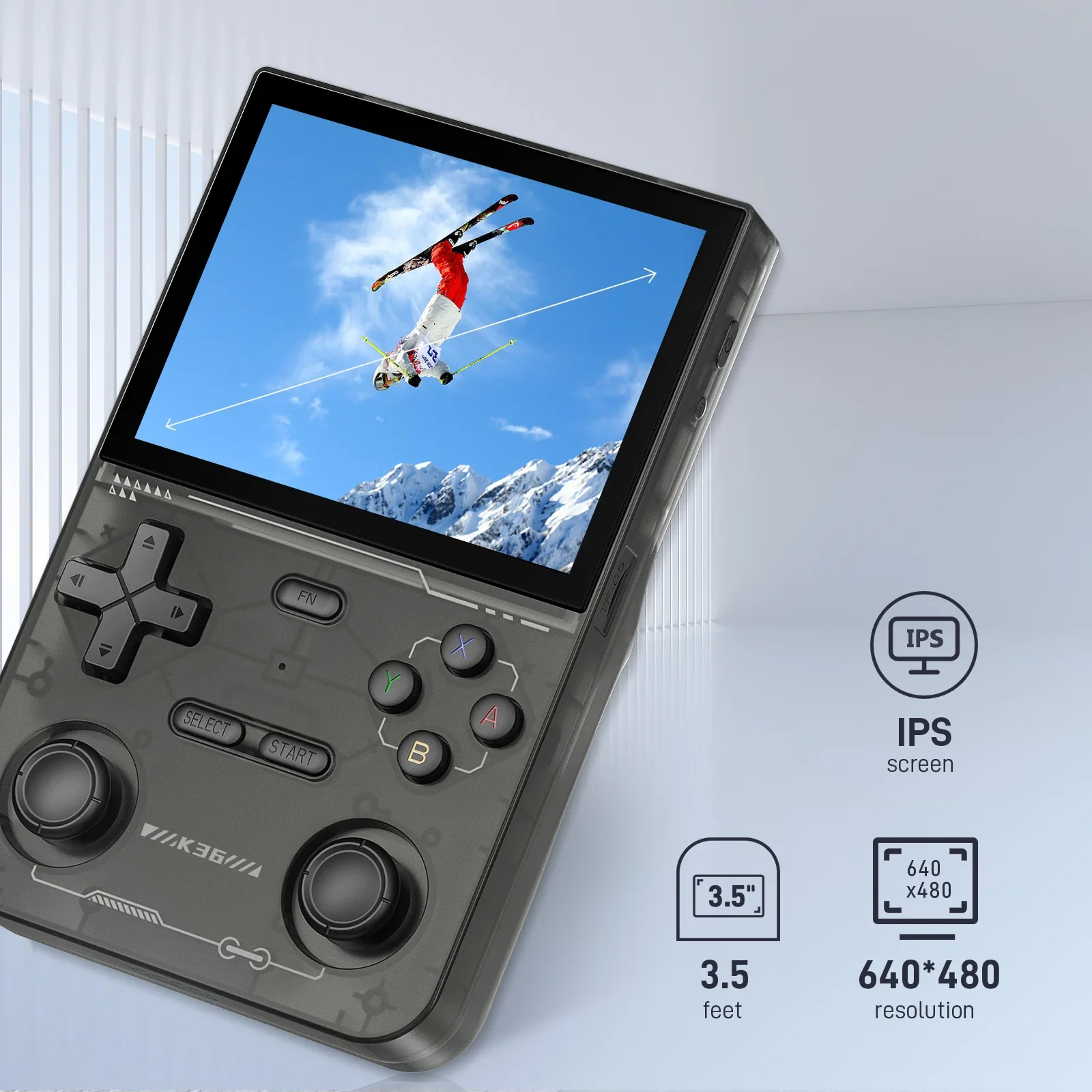 GAMINJA K36 3.5Inch IPS Screen - Gaming Console Old ulasan dan harga