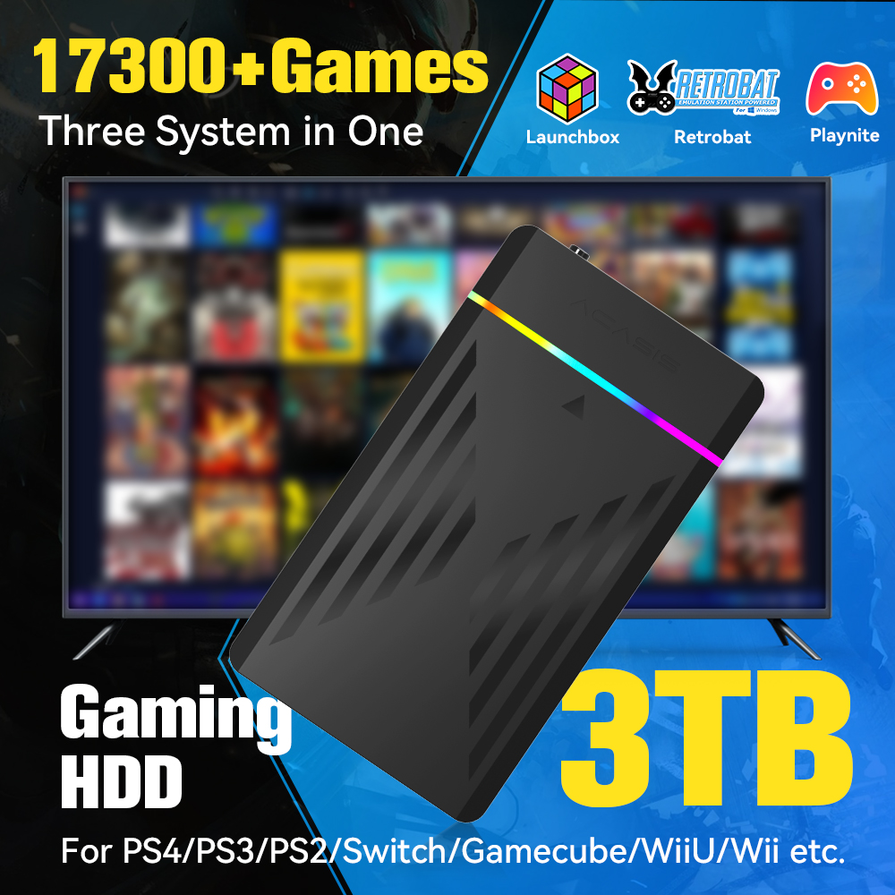 3TB Portable Gaming HDD Launch - Gaming Console In Chinese ulasan dan harga